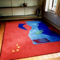 Red and Blue Rug